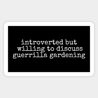 Guerrilla Gardening Sticker